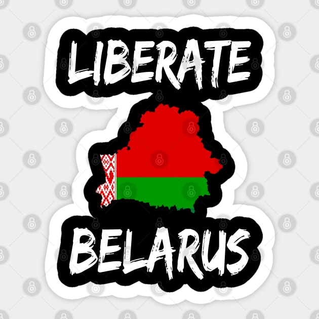 LIBERATE BELARUS PROTEST Sticker by ProgressiveMOB